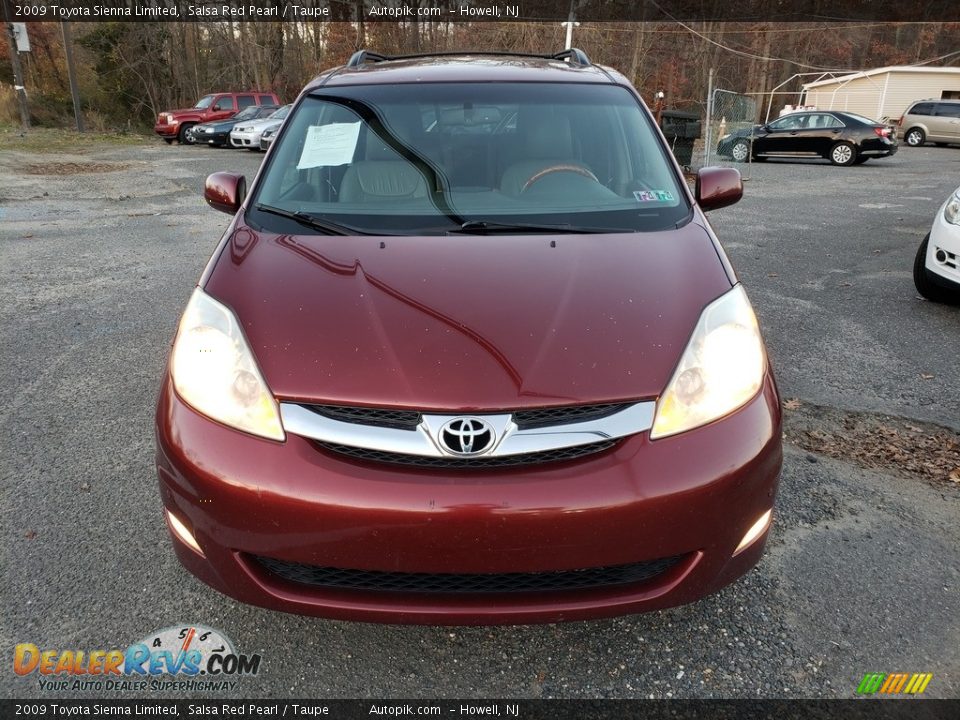 2009 Toyota Sienna Limited Salsa Red Pearl / Taupe Photo #2