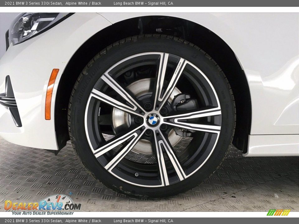 2021 BMW 3 Series 330i Sedan Alpine White / Black Photo #12