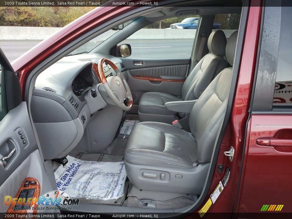 2009 Toyota Sienna Limited Salsa Red Pearl / Taupe Photo #9