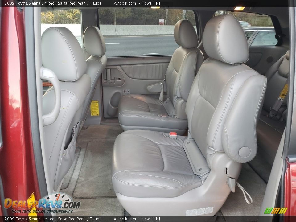 2009 Toyota Sienna Limited Salsa Red Pearl / Taupe Photo #10