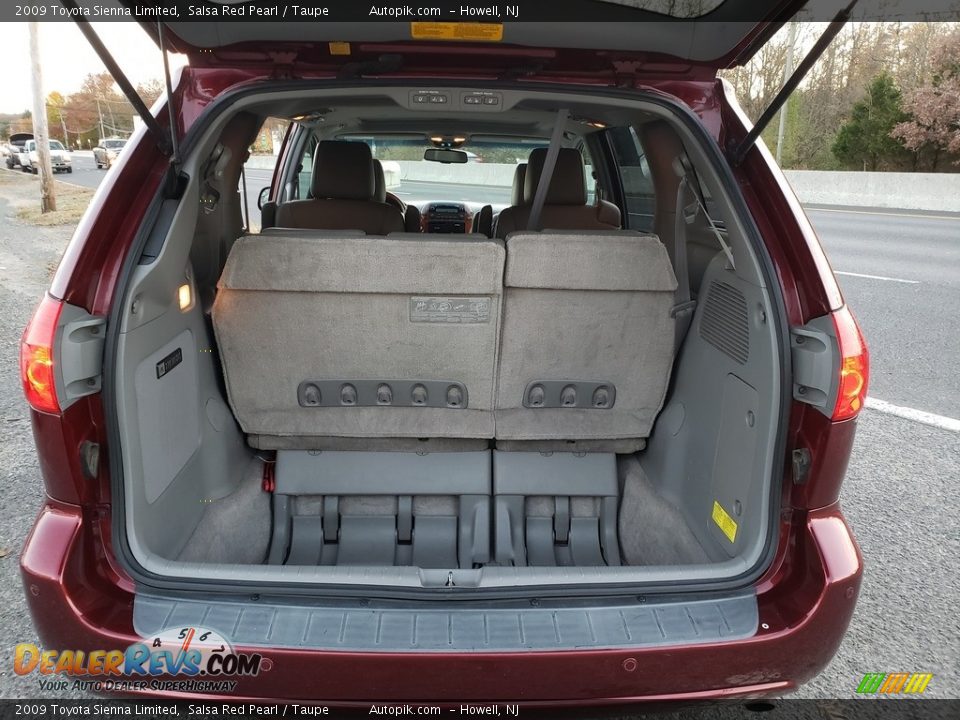 2009 Toyota Sienna Limited Salsa Red Pearl / Taupe Photo #12