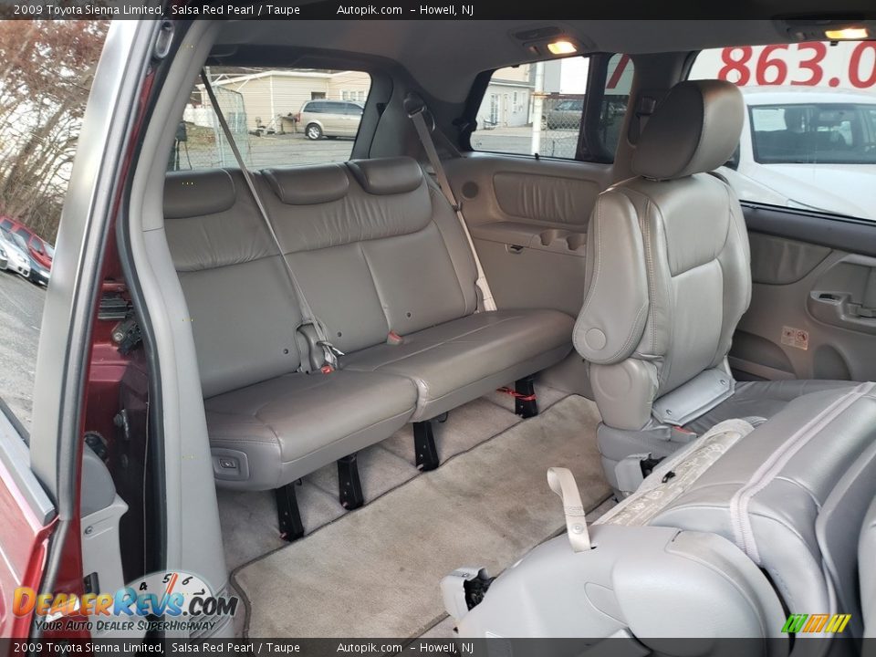2009 Toyota Sienna Limited Salsa Red Pearl / Taupe Photo #14