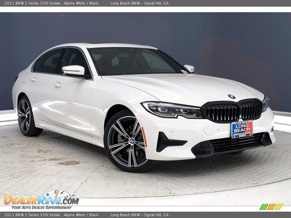 2021 BMW 3 Series 330i Sedan Alpine White / Black Photo #19