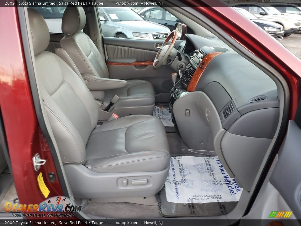 2009 Toyota Sienna Limited Salsa Red Pearl / Taupe Photo #16