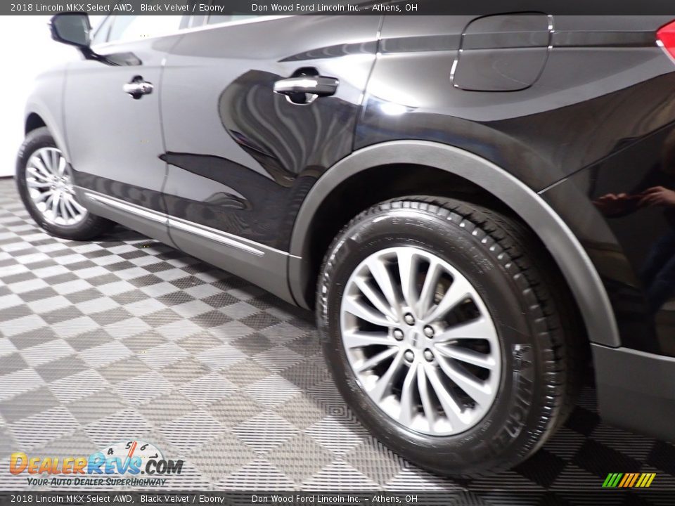 2018 Lincoln MKX Select AWD Black Velvet / Ebony Photo #10