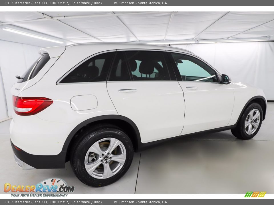 2017 Mercedes-Benz GLC 300 4Matic Polar White / Black Photo #4