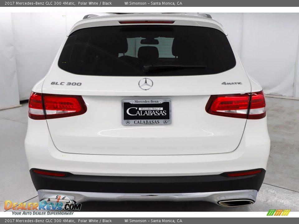 2017 Mercedes-Benz GLC 300 4Matic Polar White / Black Photo #6