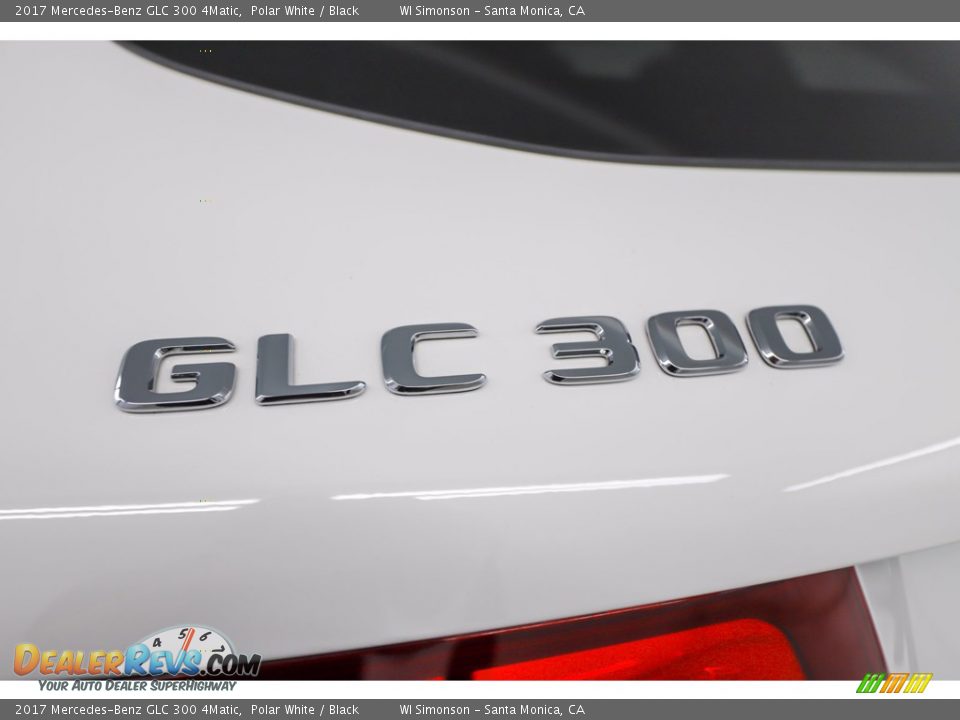2017 Mercedes-Benz GLC 300 4Matic Polar White / Black Photo #9