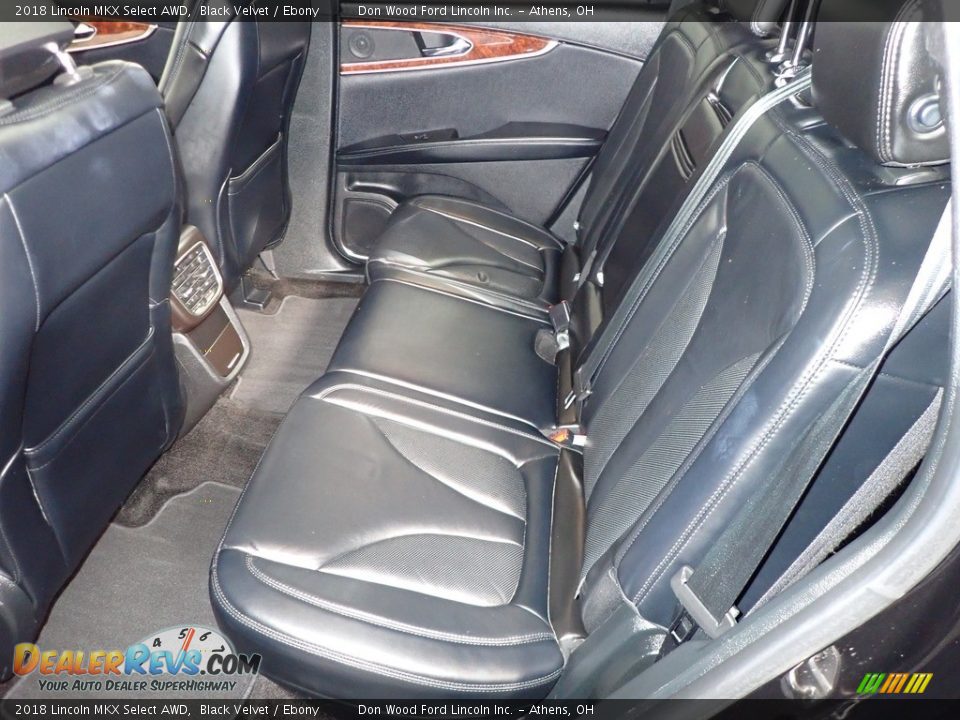 Rear Seat of 2018 Lincoln MKX Select AWD Photo #22