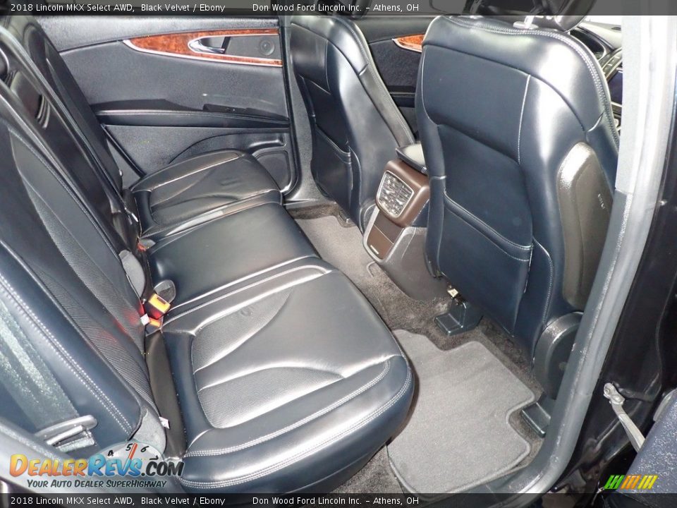 Rear Seat of 2018 Lincoln MKX Select AWD Photo #24