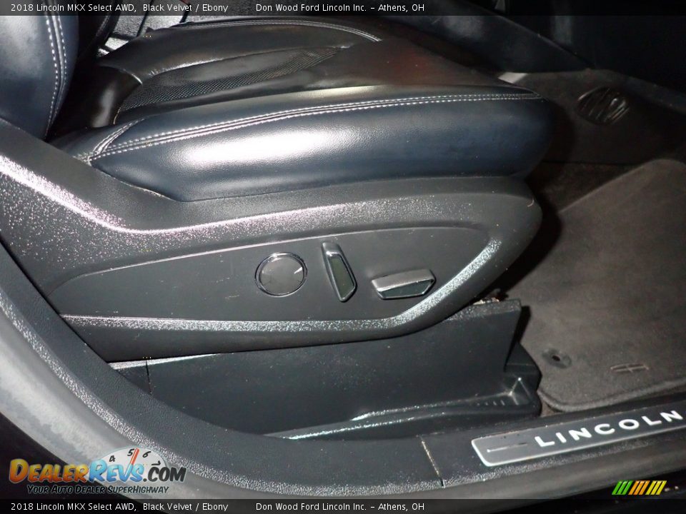 2018 Lincoln MKX Select AWD Black Velvet / Ebony Photo #26