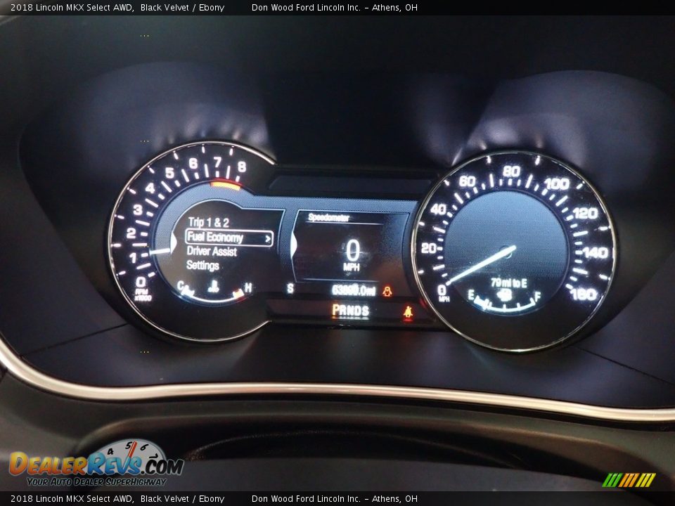 2018 Lincoln MKX Select AWD Gauges Photo #28