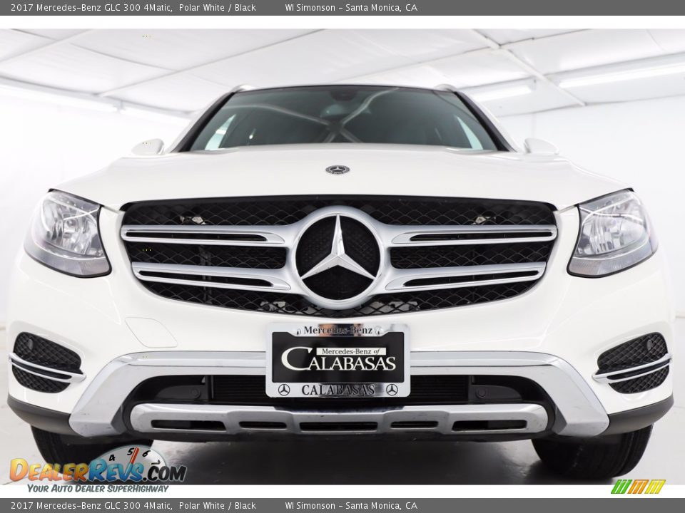 2017 Mercedes-Benz GLC 300 4Matic Polar White / Black Photo #15