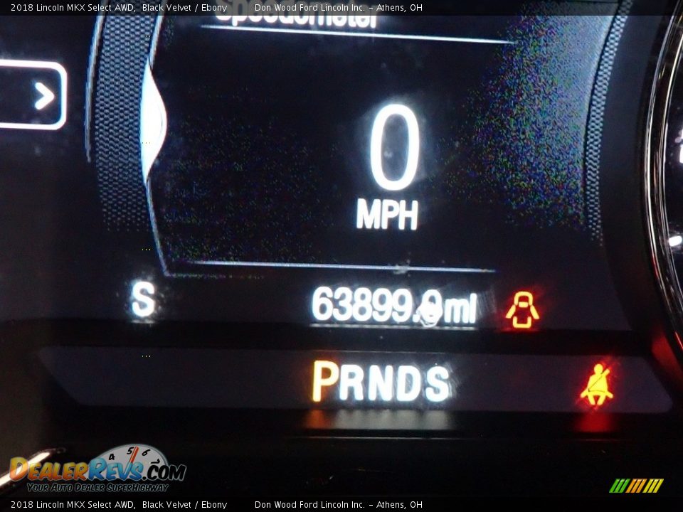 2018 Lincoln MKX Select AWD Black Velvet / Ebony Photo #29