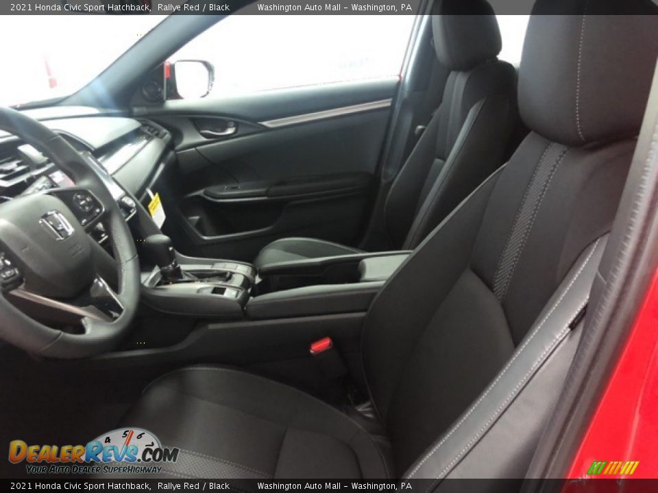 2021 Honda Civic Sport Hatchback Rallye Red / Black Photo #5
