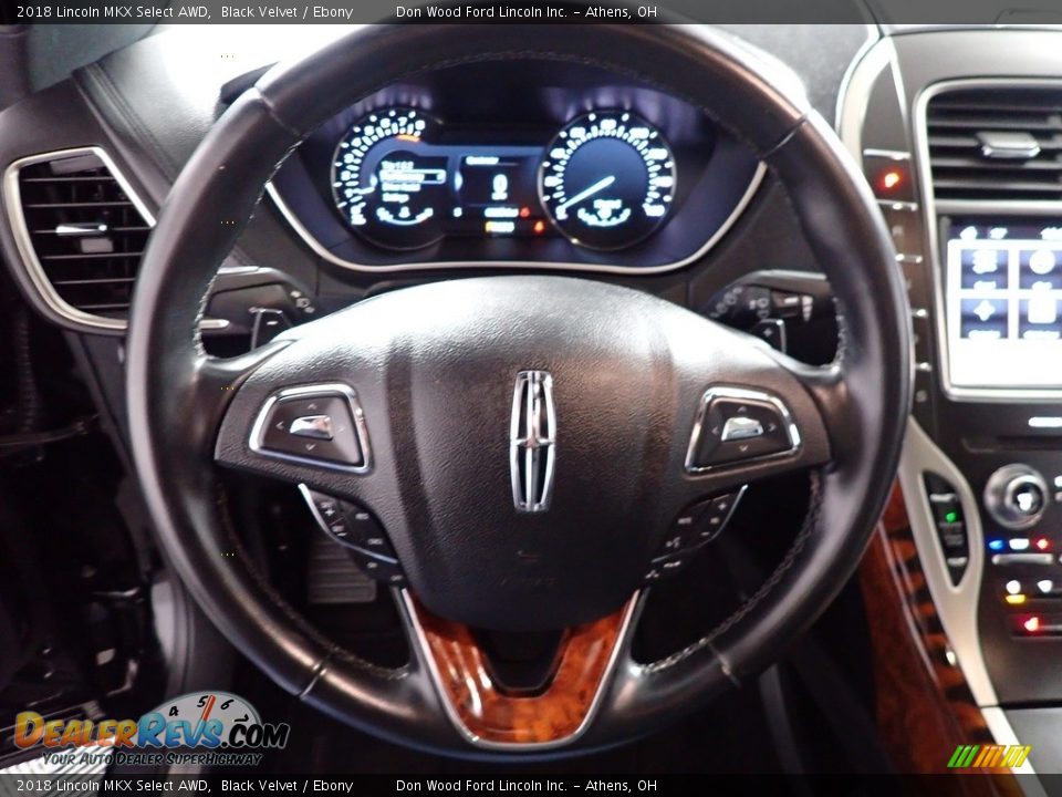 2018 Lincoln MKX Select AWD Steering Wheel Photo #30