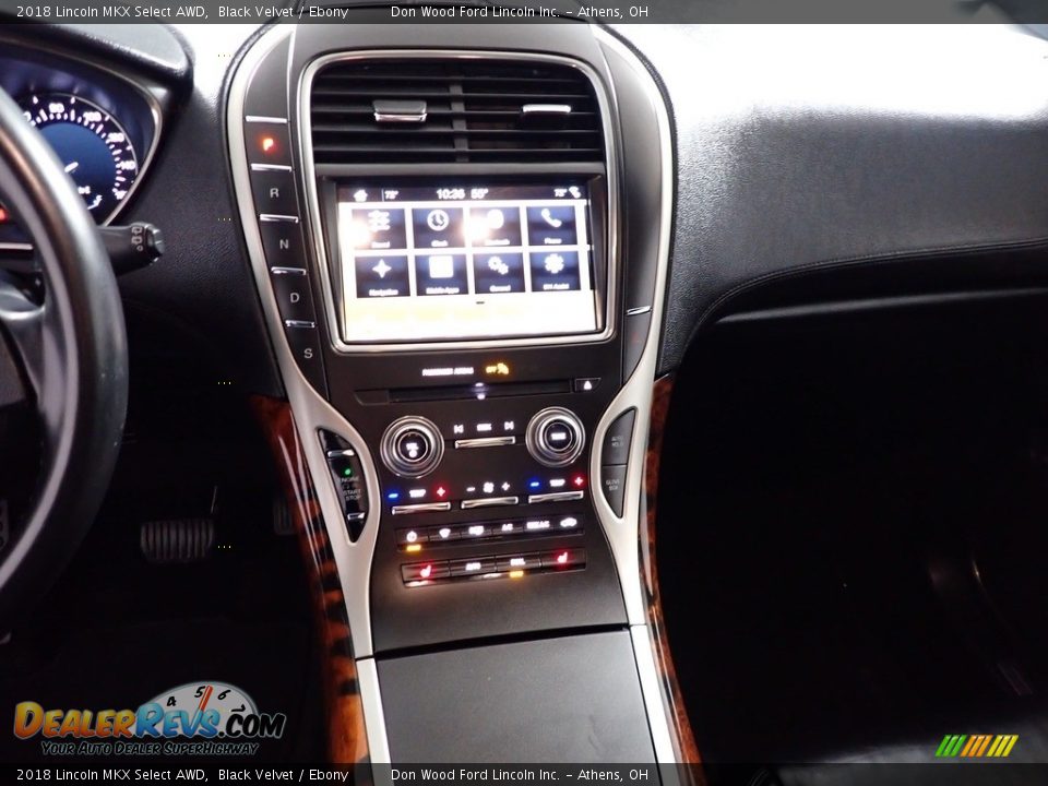 2018 Lincoln MKX Select AWD Black Velvet / Ebony Photo #31