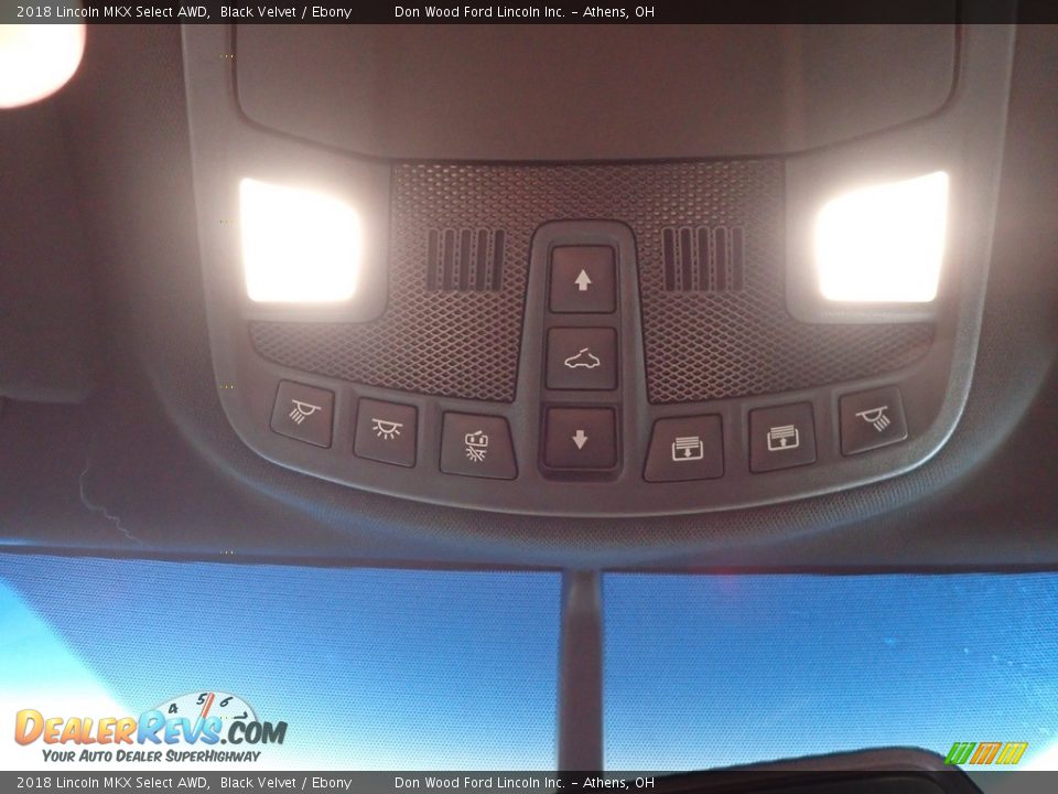 2018 Lincoln MKX Select AWD Black Velvet / Ebony Photo #34