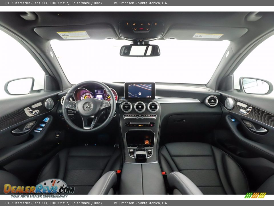 2017 Mercedes-Benz GLC 300 4Matic Polar White / Black Photo #22