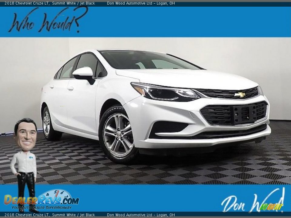 2018 Chevrolet Cruze LT Summit White / Jet Black Photo #1