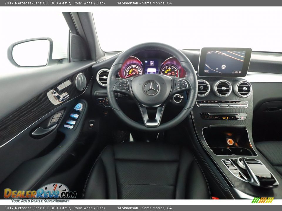 2017 Mercedes-Benz GLC 300 4Matic Polar White / Black Photo #23