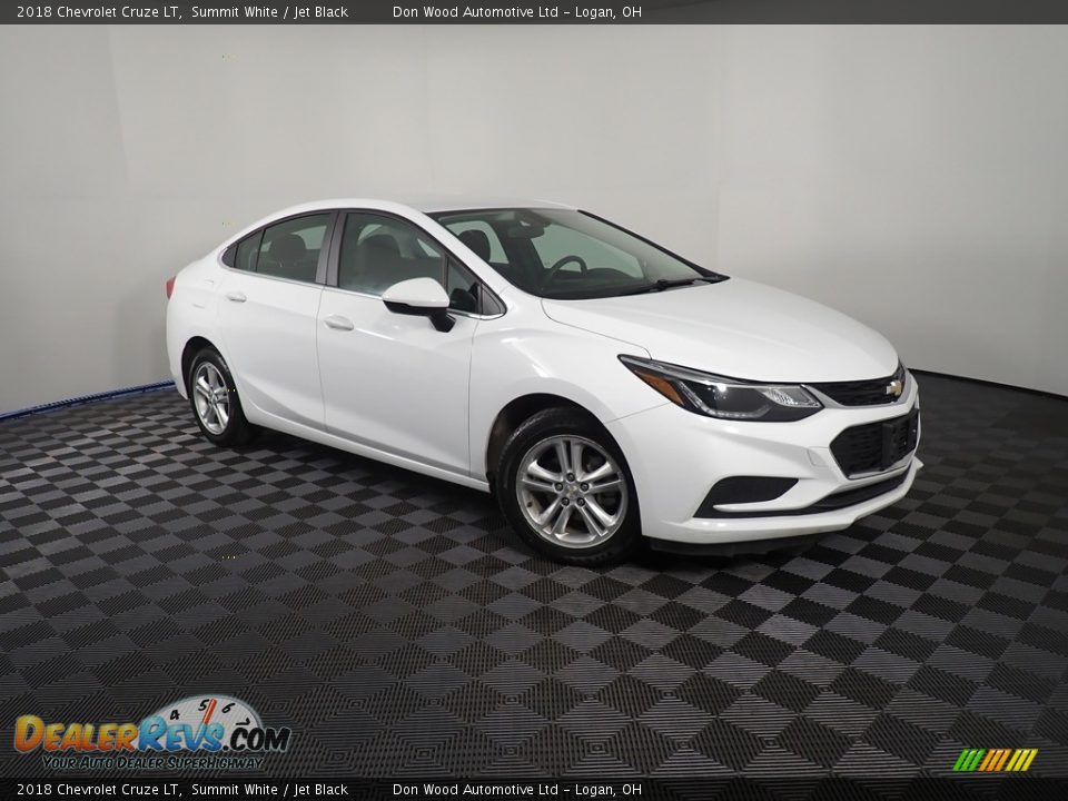 2018 Chevrolet Cruze LT Summit White / Jet Black Photo #3
