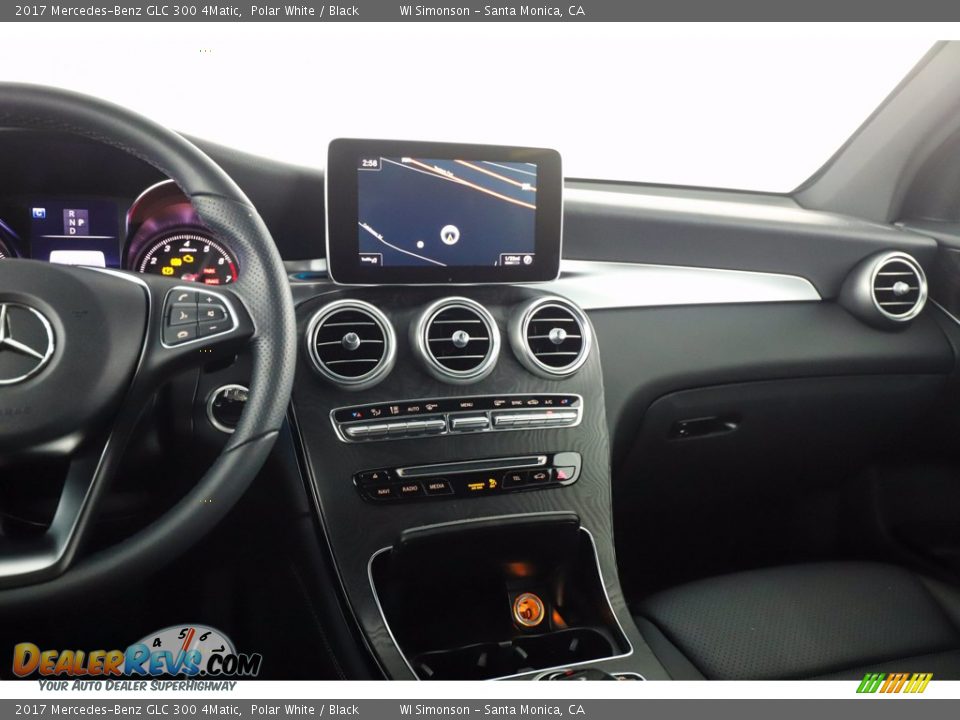 2017 Mercedes-Benz GLC 300 4Matic Polar White / Black Photo #25