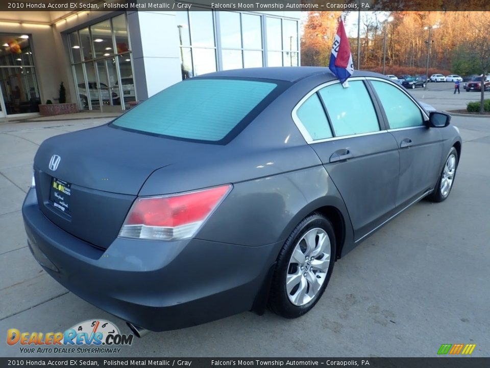 2010 Honda Accord EX Sedan Polished Metal Metallic / Gray Photo #2