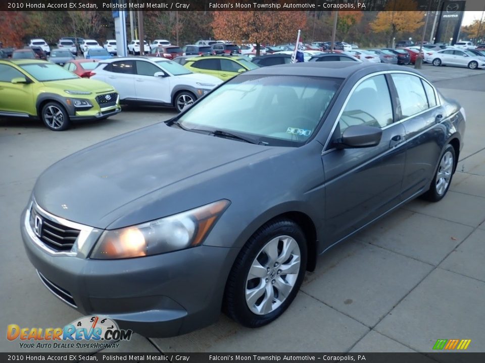 2010 Honda Accord EX Sedan Polished Metal Metallic / Gray Photo #6