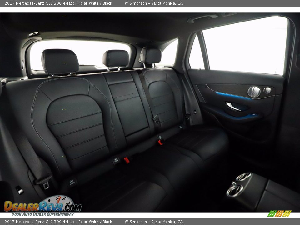 2017 Mercedes-Benz GLC 300 4Matic Polar White / Black Photo #34