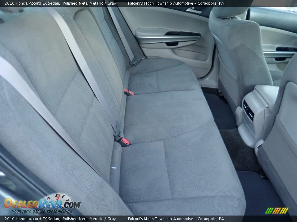 2010 Honda Accord EX Sedan Polished Metal Metallic / Gray Photo #13