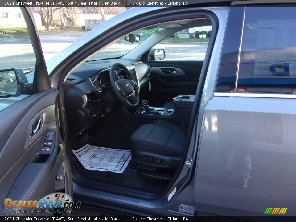 2021 Chevrolet Traverse LT AWD Satin Steel Metallic / Jet Black Photo #11