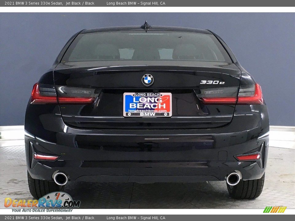 2021 BMW 3 Series 330e Sedan Jet Black / Black Photo #4