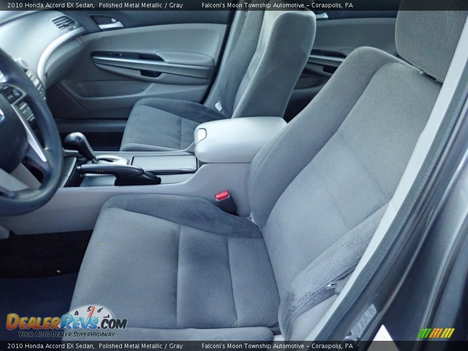 2010 Honda Accord EX Sedan Polished Metal Metallic / Gray Photo #15