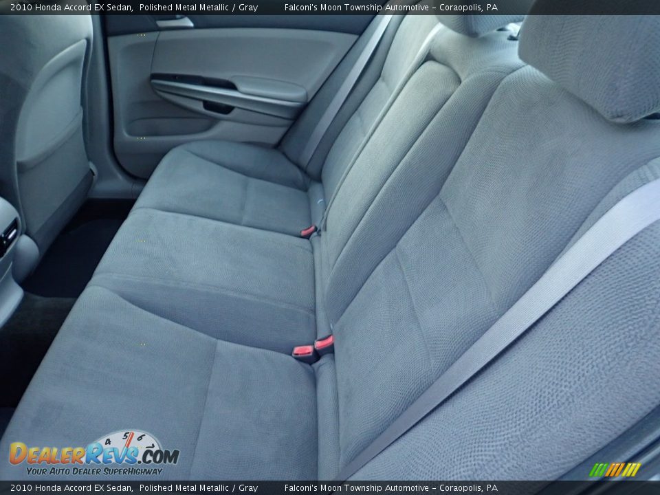 2010 Honda Accord EX Sedan Polished Metal Metallic / Gray Photo #16