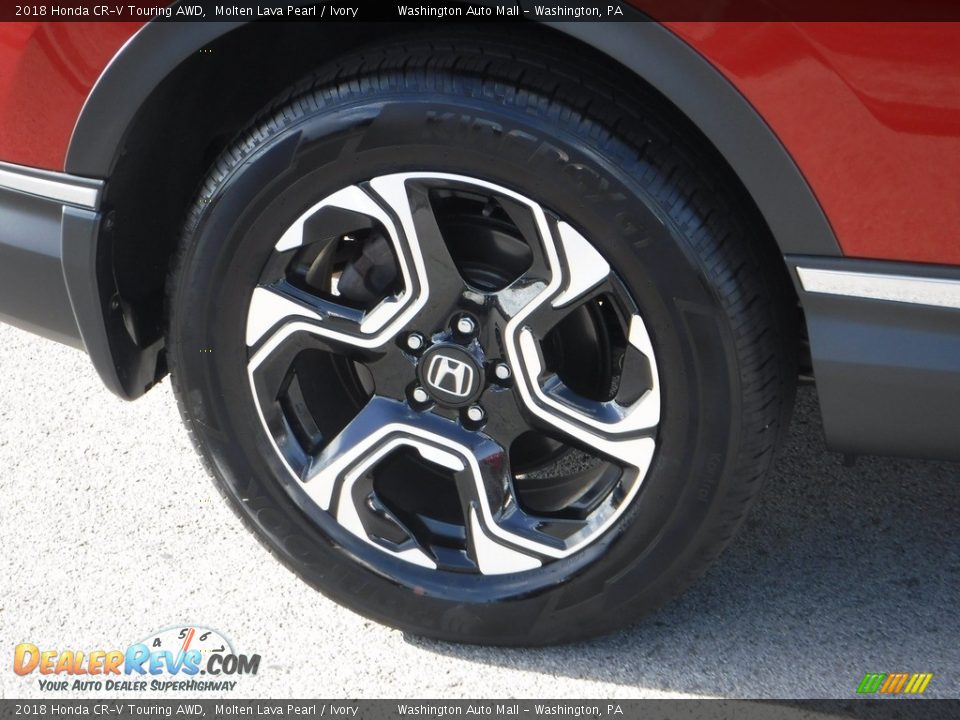 2018 Honda CR-V Touring AWD Molten Lava Pearl / Ivory Photo #3