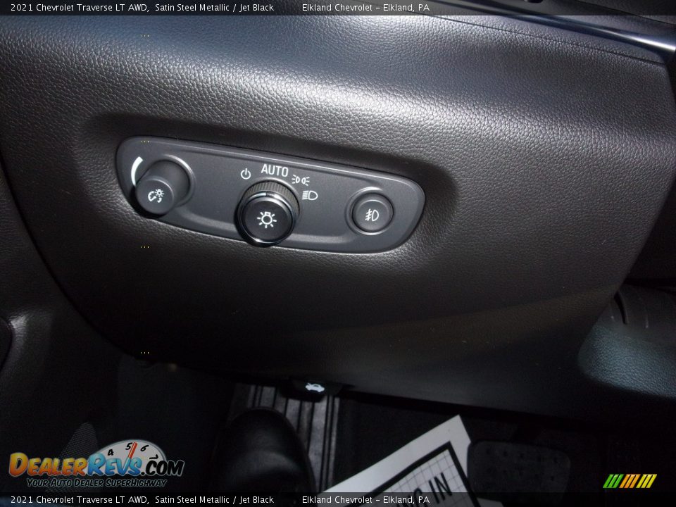 2021 Chevrolet Traverse LT AWD Satin Steel Metallic / Jet Black Photo #21