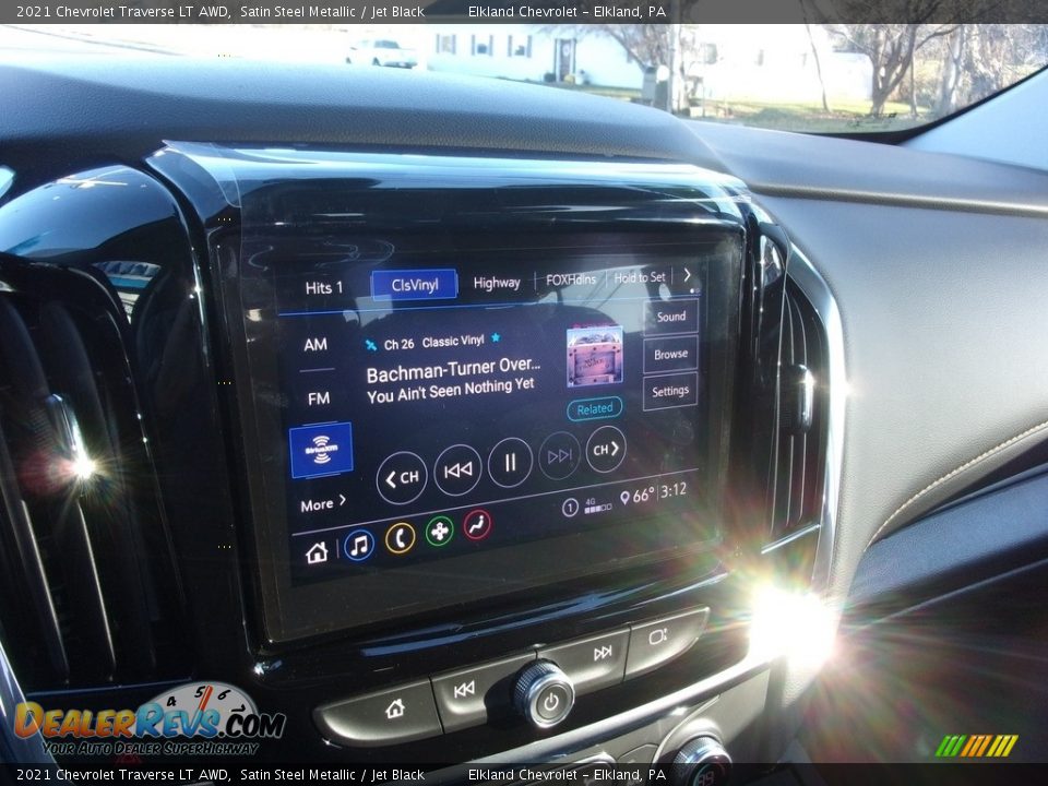 2021 Chevrolet Traverse LT AWD Satin Steel Metallic / Jet Black Photo #22