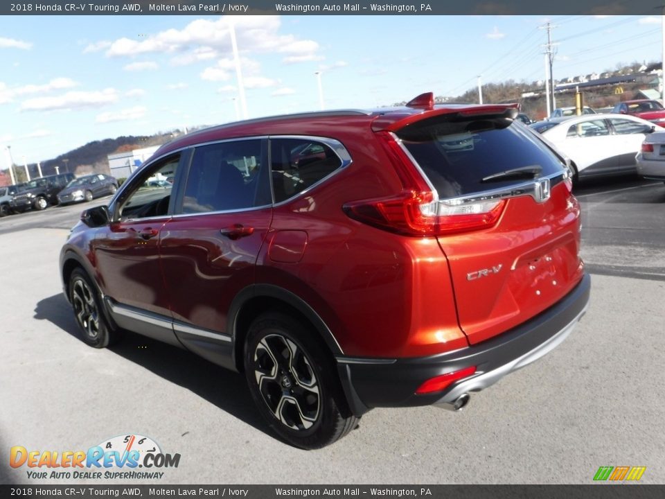 2018 Honda CR-V Touring AWD Molten Lava Pearl / Ivory Photo #7