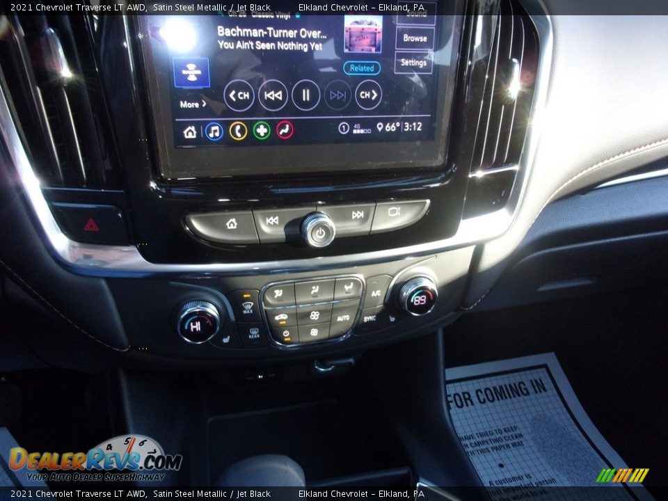2021 Chevrolet Traverse LT AWD Satin Steel Metallic / Jet Black Photo #24
