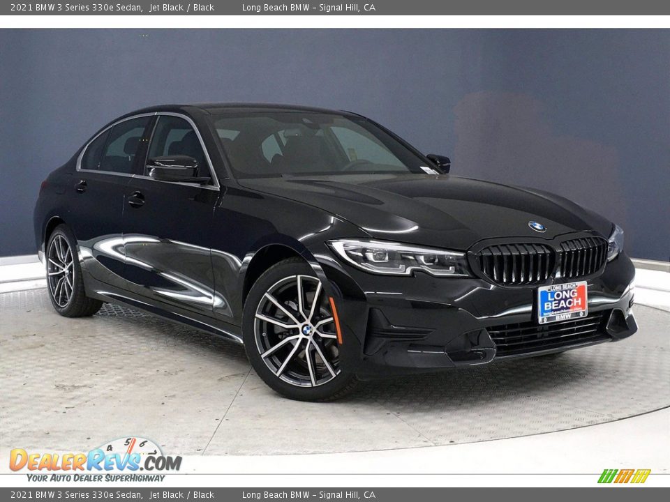 2021 BMW 3 Series 330e Sedan Jet Black / Black Photo #19