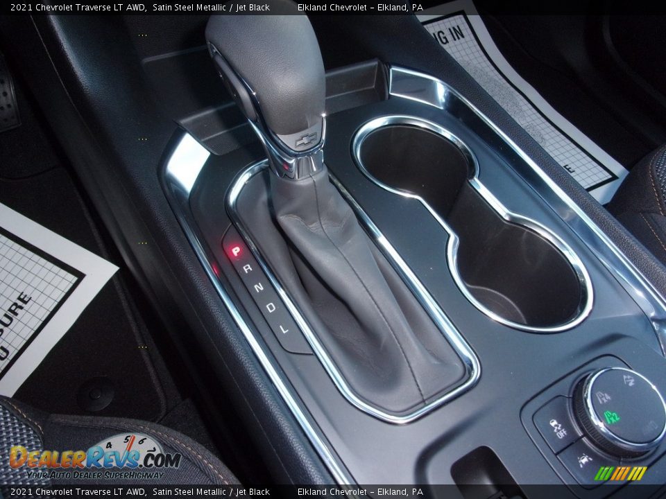 2021 Chevrolet Traverse LT AWD Satin Steel Metallic / Jet Black Photo #25