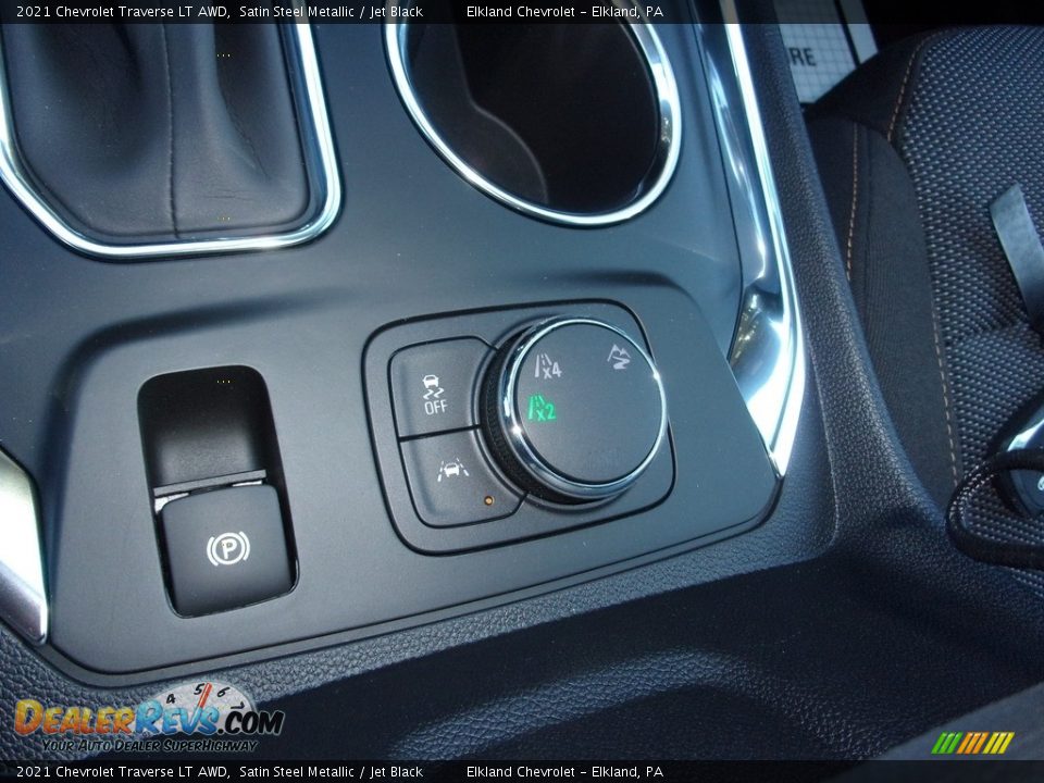 2021 Chevrolet Traverse LT AWD Satin Steel Metallic / Jet Black Photo #26