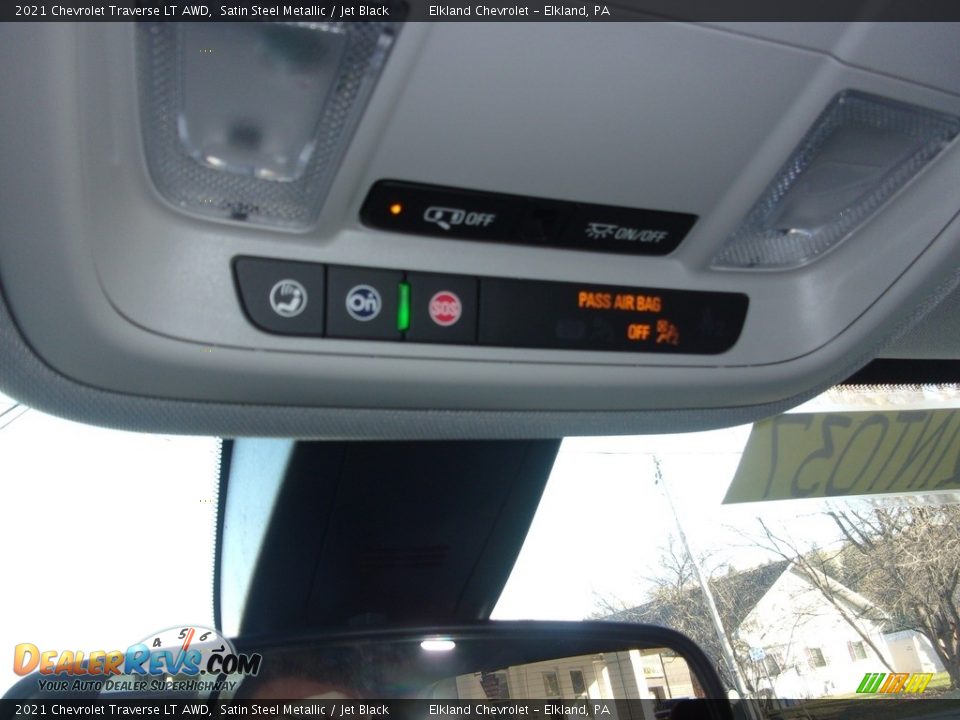 2021 Chevrolet Traverse LT AWD Satin Steel Metallic / Jet Black Photo #27