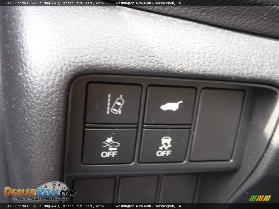 2018 Honda CR-V Touring AWD Molten Lava Pearl / Ivory Photo #14