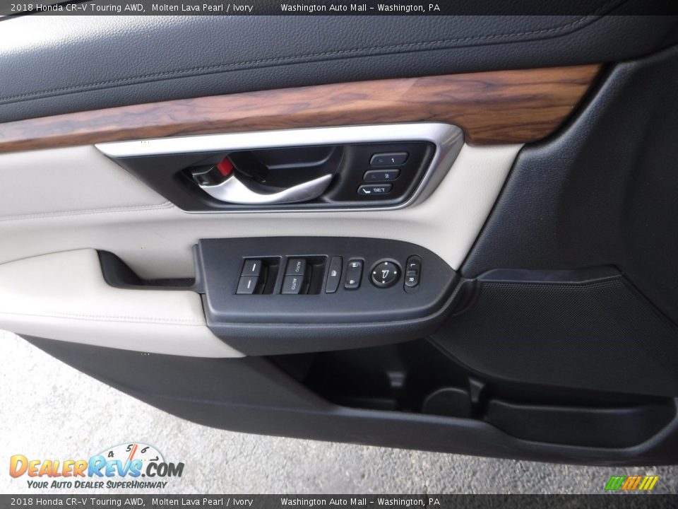 2018 Honda CR-V Touring AWD Molten Lava Pearl / Ivory Photo #15