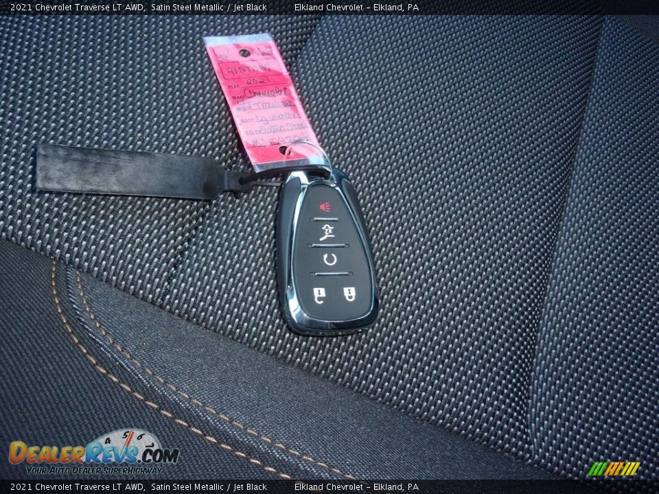 2021 Chevrolet Traverse LT AWD Satin Steel Metallic / Jet Black Photo #30
