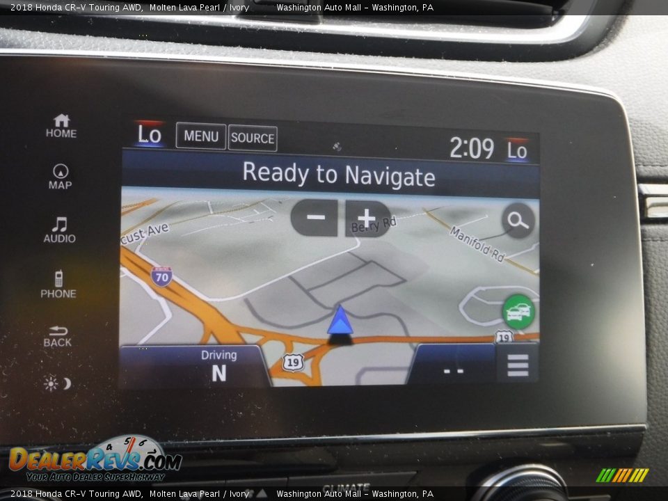 2018 Honda CR-V Touring AWD Molten Lava Pearl / Ivory Photo #18