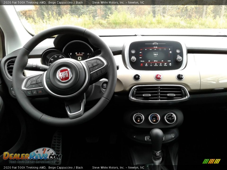 2020 Fiat 500X Trekking AWD Beige Cappuccino / Black Photo #17