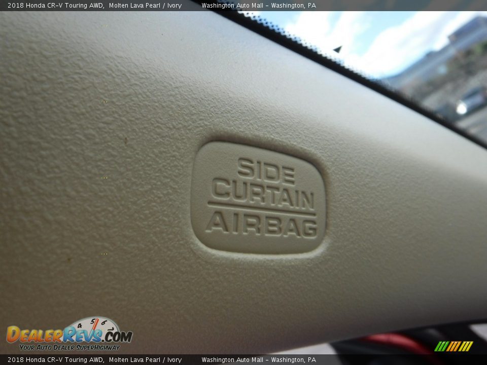 2018 Honda CR-V Touring AWD Molten Lava Pearl / Ivory Photo #22